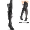 Pleaser - SEDUCE3082 Cuissardes - Noir Product image
